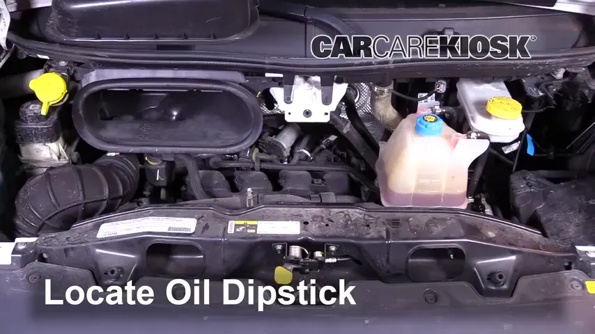 2016 Ram ProMaster 1500 3.6L V6 FlexFuel Oil Check Oil Level
